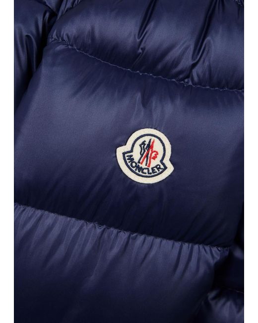 Moncler Blue Douro Quilted Shell Jacket