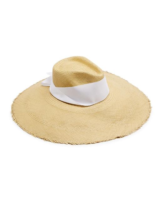 Sensi Studio White Aguacate Straw Sun Hat