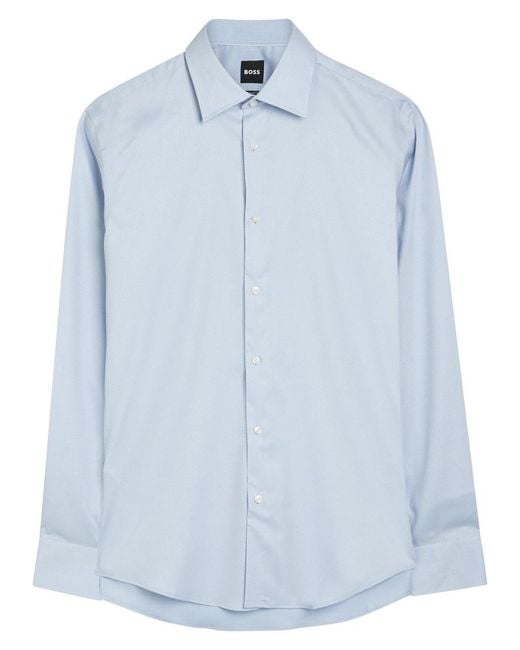 Boss Blue Joe Stretch-Cotton Shirt for men