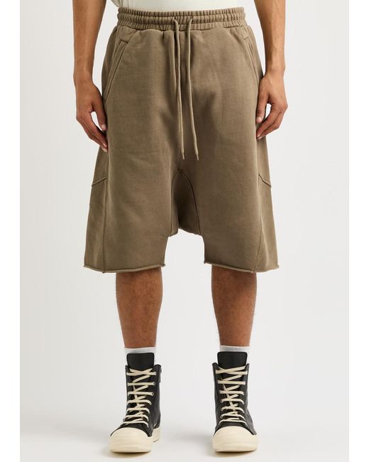 Entire studios Natural Drop Cotton Shorts for men