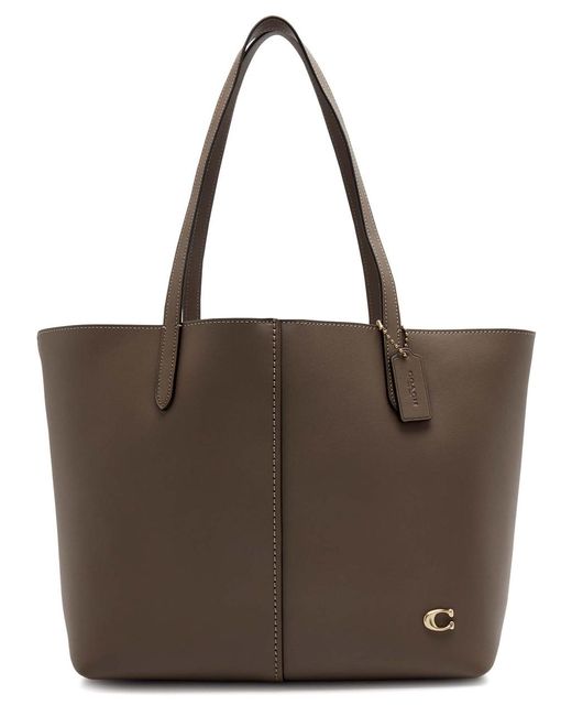 COACH Brown North Leather Tote