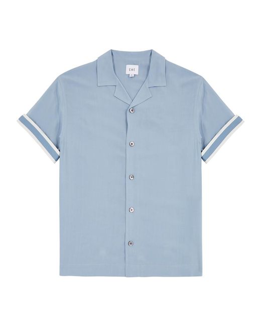 CHE Blue Valbonne Viscose Shirt for men