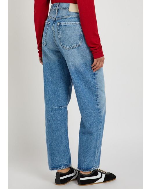 Citizens of Humanity Blue Miro Barrel-Leg Jeans