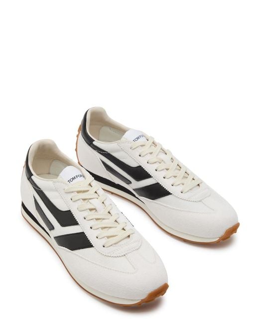 Tom Ford White Low-Top Sneakers for men