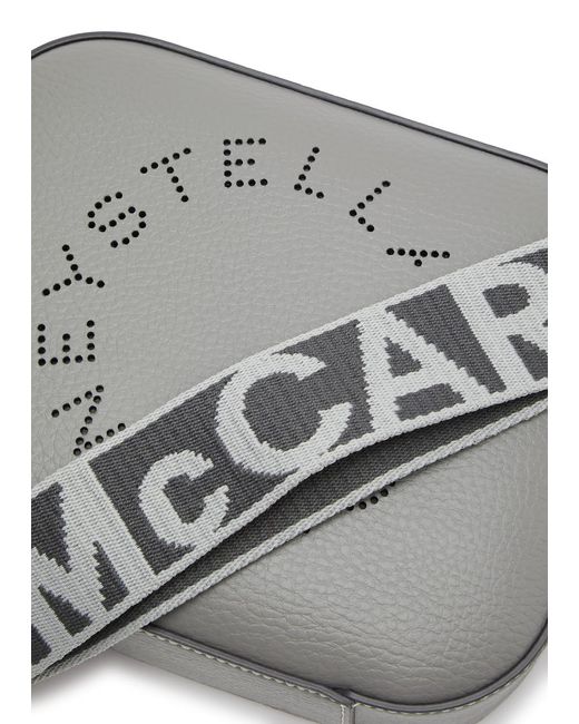 Stella McCartney Gray Stella Logo Small Camera Bag