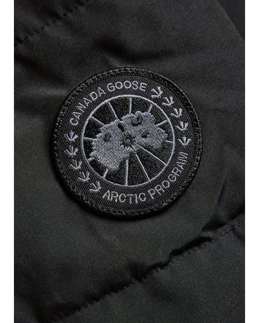 Canada Goose Black Chelsea Padded Arctic-Tech Parka Coat
