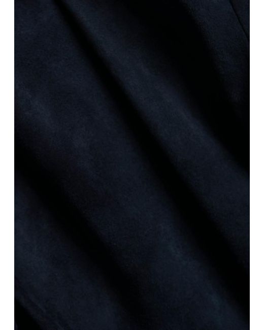 Stouls Black 05 Stretch-Suede T-Shirt