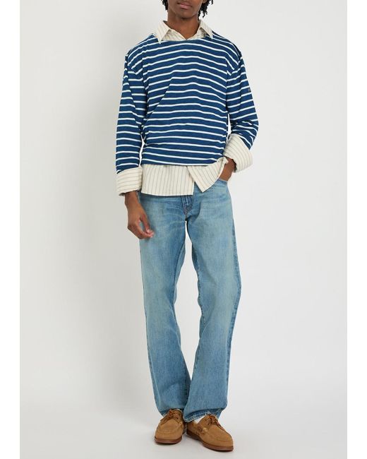 Polo Ralph Lauren Blue Striped Cotton T-Shirt for men