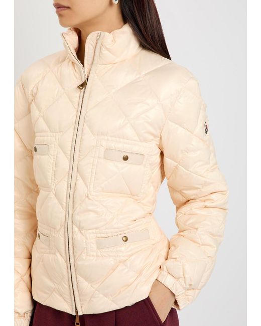 Moncler Natural Lavaret Quilted Nylon Jacket