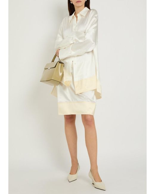 Totême Natural Silk Mini Skirt