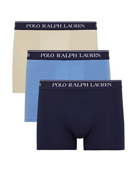 Polo Ralph Lauren Blue Stretch-cotton Boxer Briefs for men