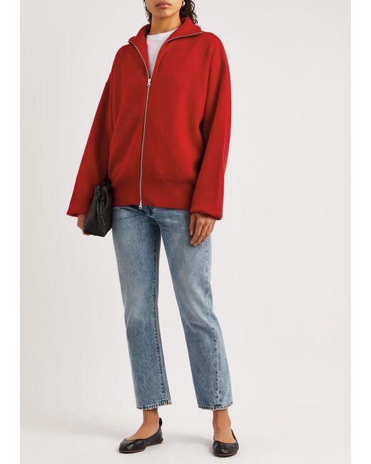 Extreme Cashmere Red N°319 Xtra Out Cashmere Jacket