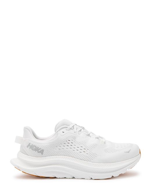Hoka One One White Kawana 2 Mesh-Knit Sneakers for men
