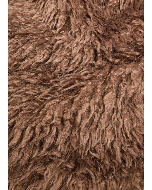 Stand Studio Brown Zaylee Faux Fur Jacket