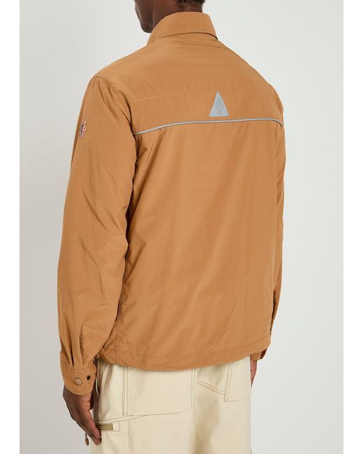 Moncler Brown Zennor Day-Namic Shell Overshirt Jacket for men