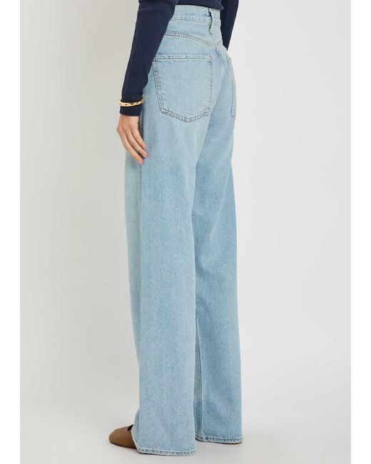 Agolde Blue Ren Wide-Leg Jeans