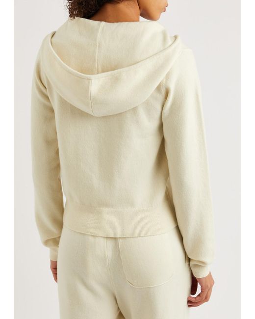 Extreme Cashmere Natural N°318 Hood Cashmere-blend Sweatshirt