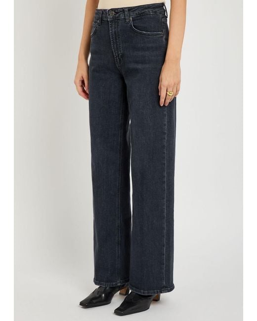Rails Blue Getty Wide-Leg Jeans