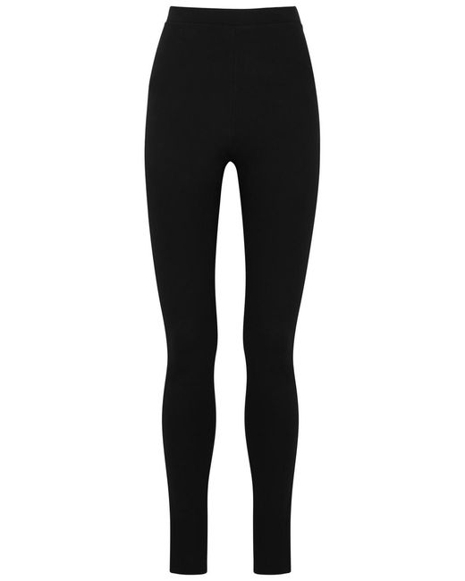 Totême  Black Stretch-jersey leggings