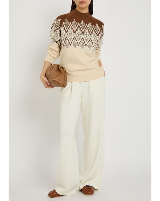 Varley Natural Siren 2.0 Fair Isle Knit Jumper