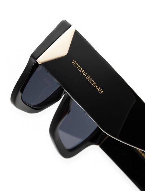 Victoria Beckham Black Butterfly-frame Sunglasses