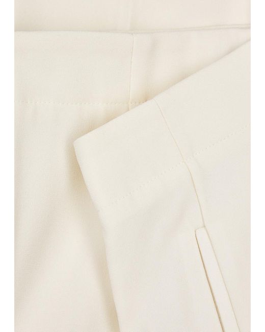 Roland Mouret White Straight-leg Trousers