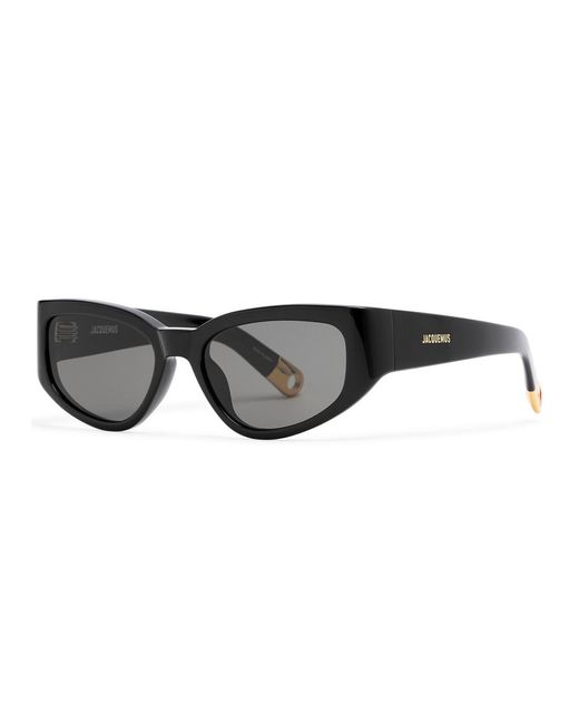 Jacquemus Black Les Lunettes Gala Cat-eye Sunglasses
