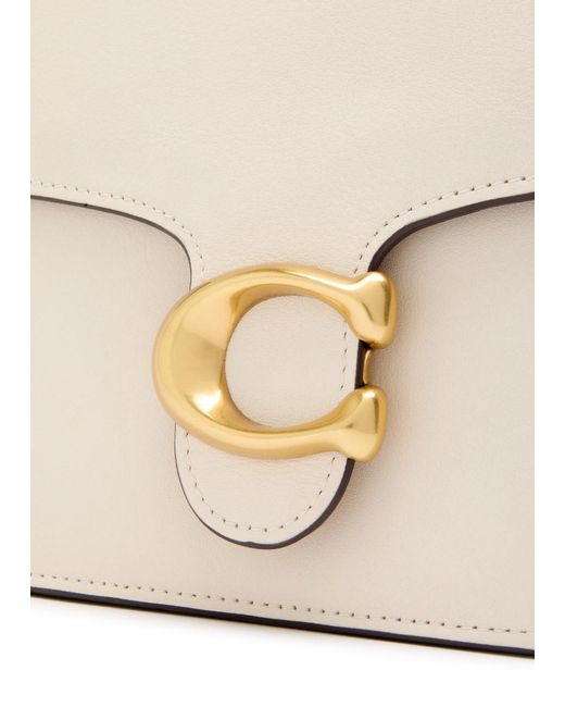 COACH Metallic Tabby Soft Chain Grained Leather Cross-Body Bag