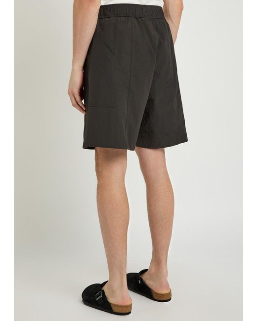 Studio Nicholson Gray Shell Shorts for men