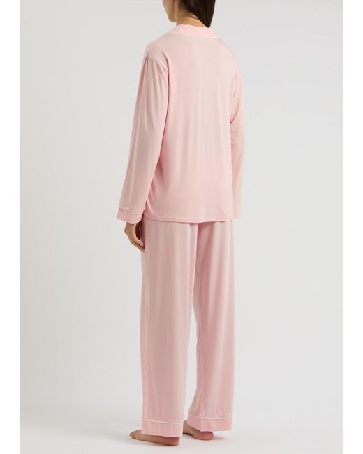 Eberjey Pink Gisele Jersey Pyjama Set