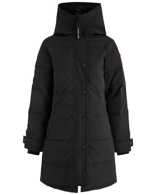Canada Goose Black Shelbourne Hooded Arctic-Tech Parka