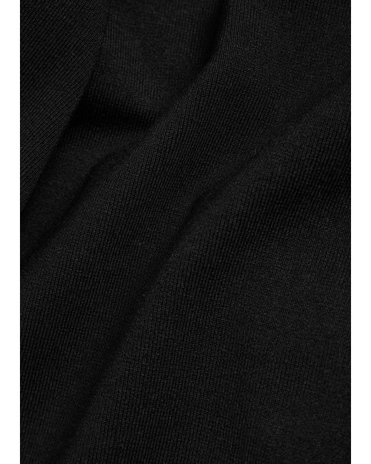 Joseph Black Stretch-Silk Knit Top