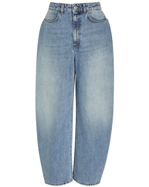 Rohe Blue Barrel-Leg Jeans
