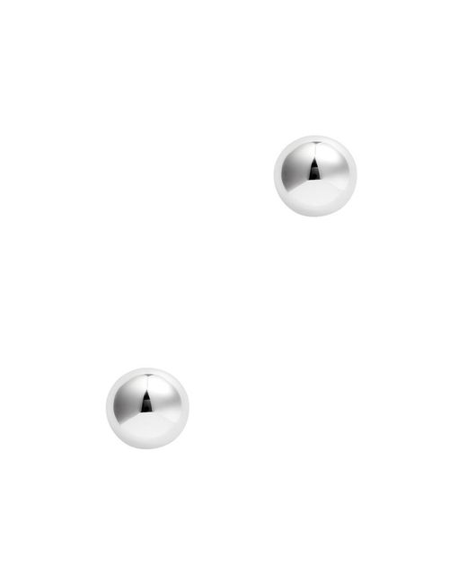 Jenny Bird White Aurora Large -plated Stud Earrings