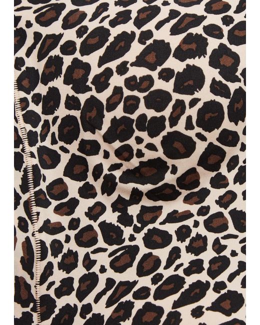 Chantelle Black Soft Stretch-Print Padded Soft-Cup Bra
