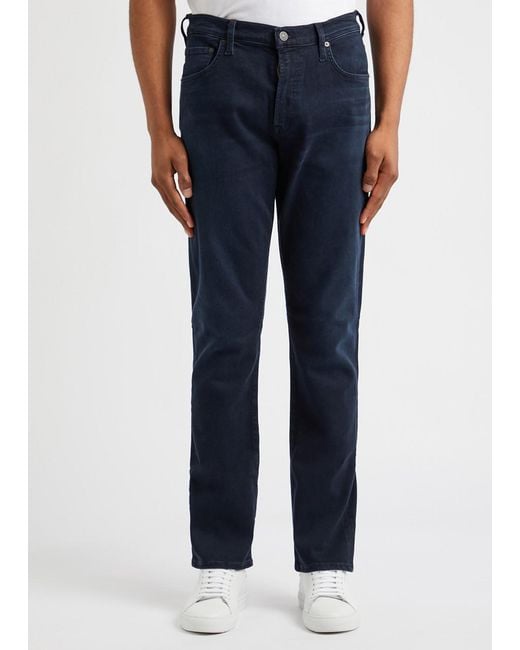 Citizens of Humanity Blue Gage Straight-Leg Jeans, Jeans, Spandex for men