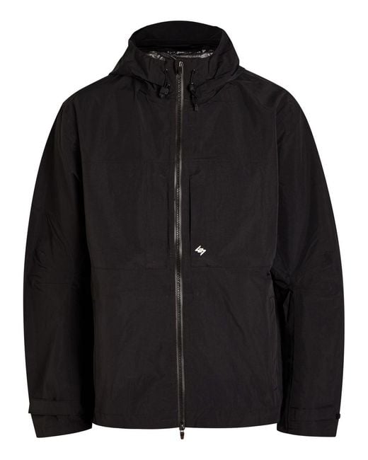 Represent Black 274 Hooded Shell Jacket for men