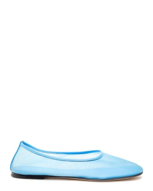 Dear Frances Blue Balla Mesh Ballet Flats