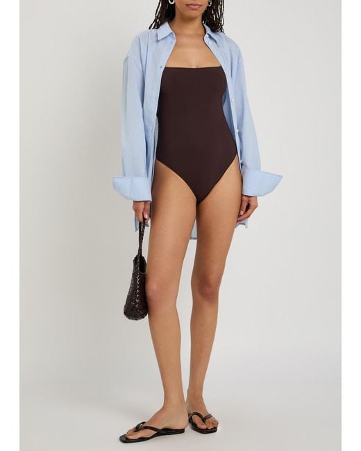 Lido Brown Tre Swimsuit
