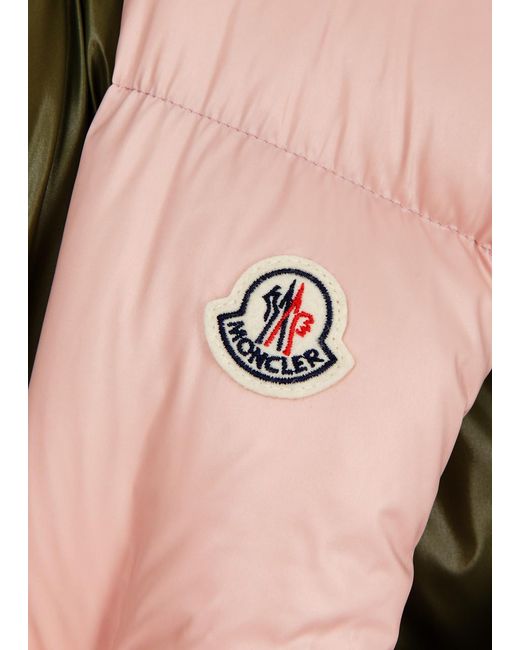 Moncler Pink Luzule Quilted Shell Gilet