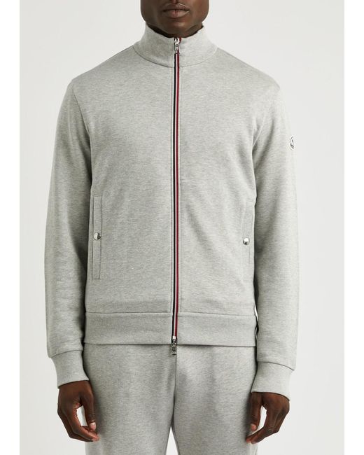 Moncler Gray Cotton Sweatshirt for men
