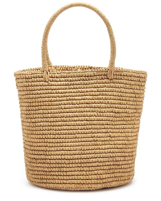 Sensi Studio Natural Medium Raffia Basket Bag