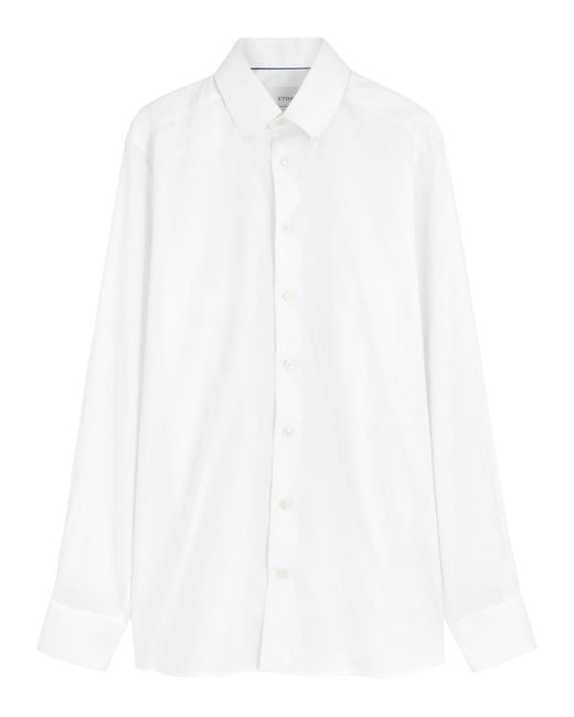 Eton of Sweden White Oxford Cotton Shirt for men