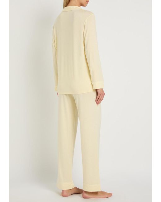 Eberjey Natural Gisele Jersey Pyjama Set