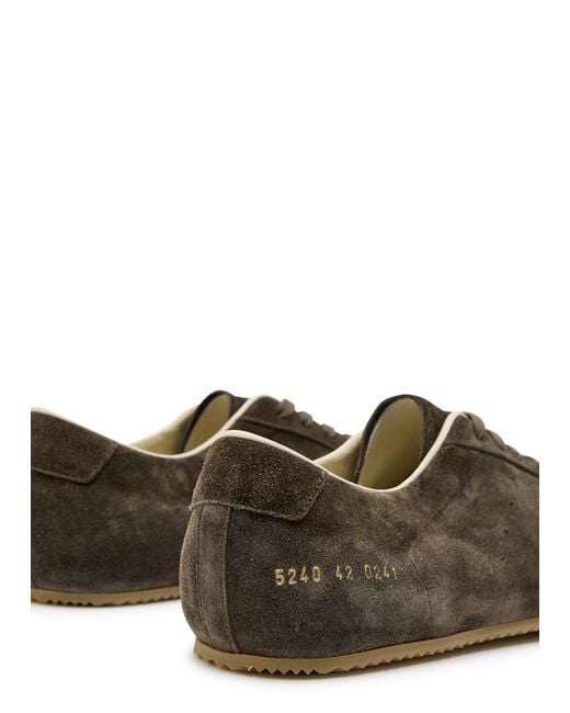 Common Projects Brown Driving Shoe Suede Sneakers for men