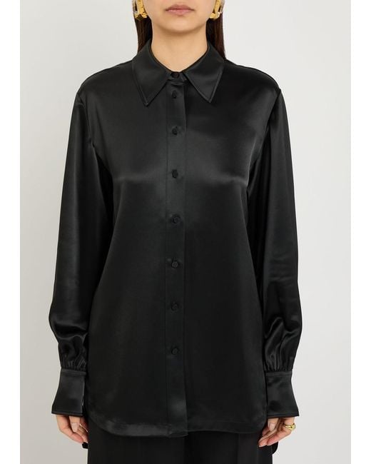 Joseph Black Dieu Satin Blouse
