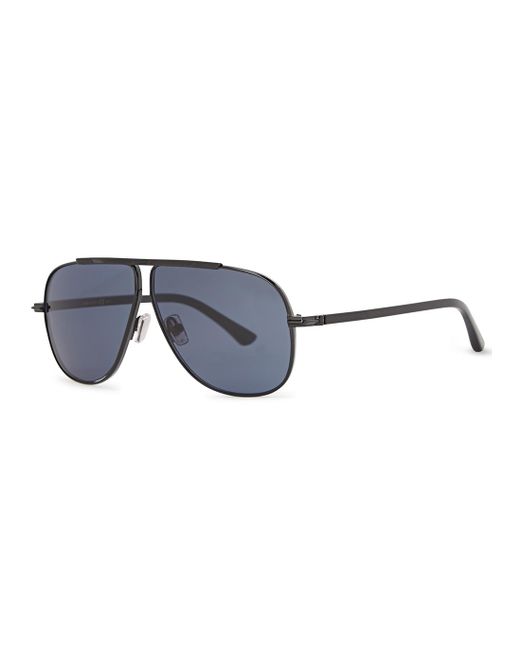 Jimmy Choo Ewan Black Aviator-style Sunglasses