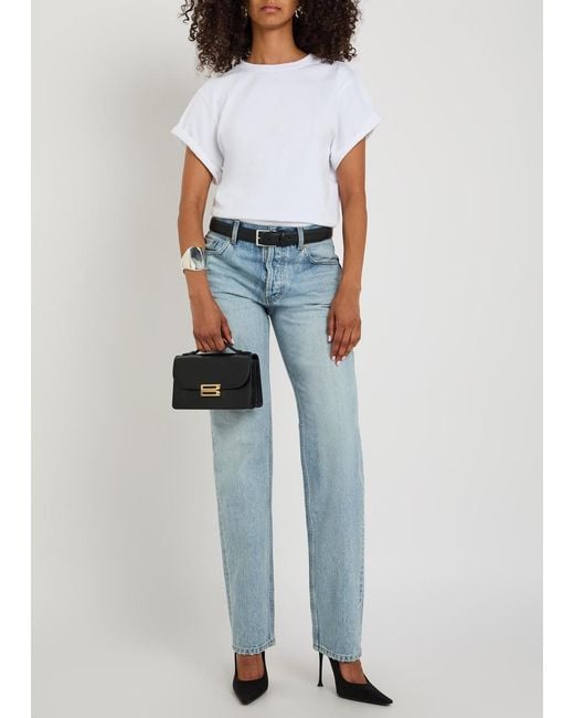 Victoria Beckham White Tilly Cotton T-Shirt
