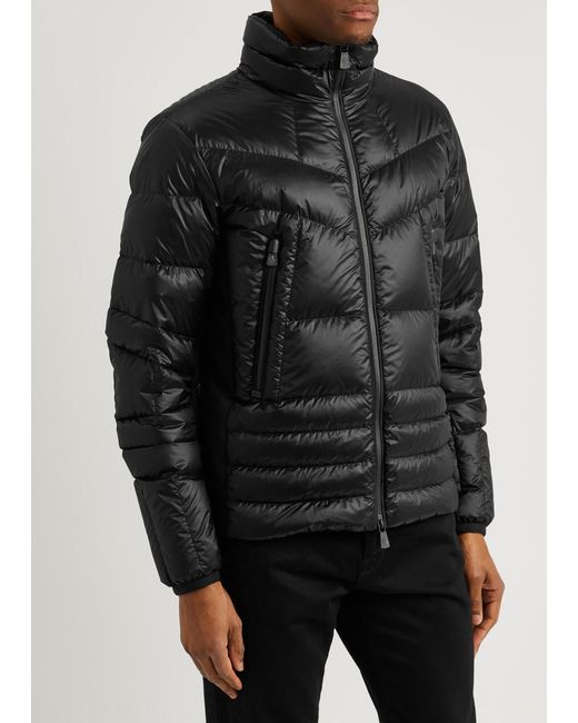 3 MONCLER GRENOBLE Black Canmore Quilted Shell Jacket for men