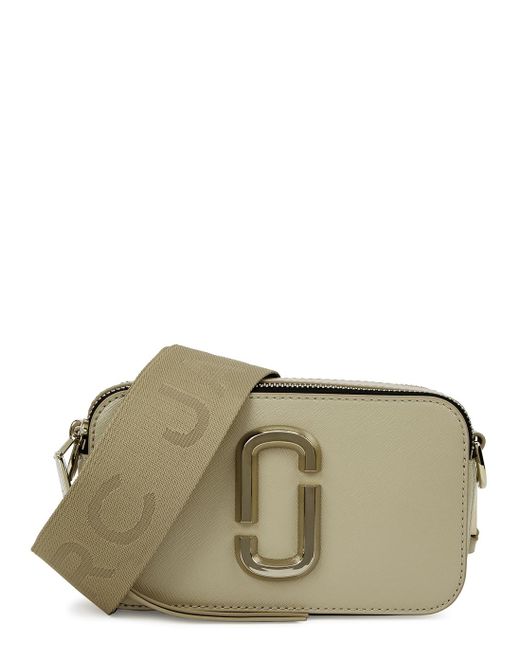 Marc Jacobs Green The Snapshot Dtm Olive Leather Cross-body Bag
